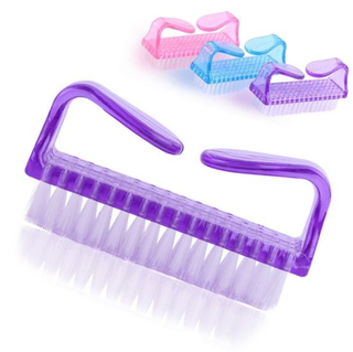Nail Clean Brush Tool File Manicure Pedicure Soft Nail Brush