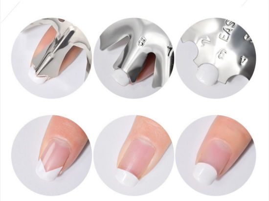 Easy French Poly Tips Guide Nail Manicure Tool