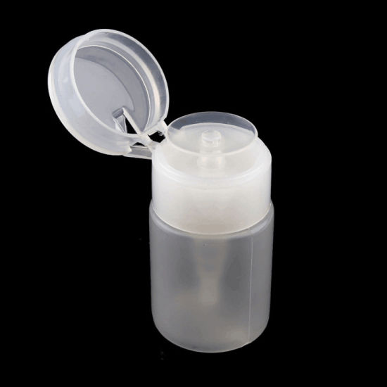 Plastic Press Pump Bottle Nail Polish Gel Remover Clean Liquid
