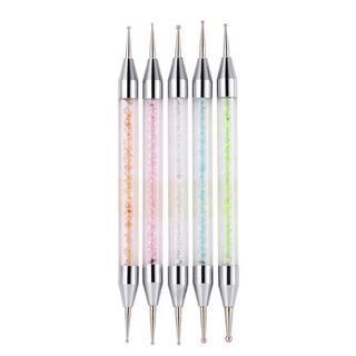 5PCS Set UV Gel Painting Drawing Nail Art Dotting Brush