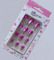 Metalic artificial Plastic Nail Tips for Nail Beauty