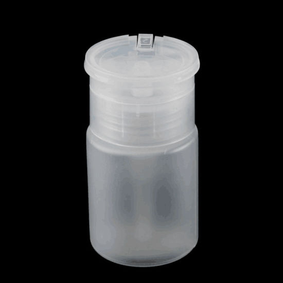Plastic Press Pump Bottle Nail Polish Gel Remover Clean Liquid