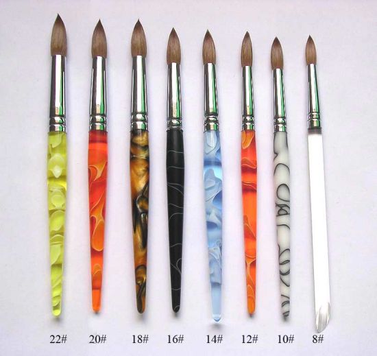 Acrylic UV Gel Painting Drawing Brushes Pens Nail Art Brush Tools