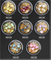 3D Mocha Stone Diamond Pearls Bead Mixed Nail Art Decoration