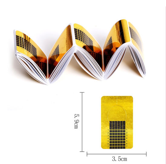 Square Shape Nail Form Nail Art Sculpting Nail Extension Form