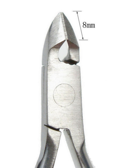 Cuticle Scissor Toenail Nipper Trimming Stainless Steel Nail Clipper Cutter