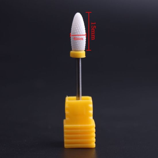 Corn Shape Milling Cutter Nail Art Ceramic Nail Drill Bits