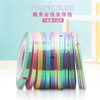 Pinky Color Stripping Tape Glitter Nail Striping Tape Nail Art