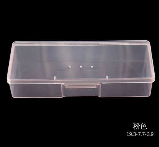 High Quality Transparent Manicure Nail Art Empty Container Storage Boxes