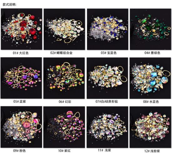 Flat Back Rhinestones Crystal Stones Diamonds for Nail Art Decoration